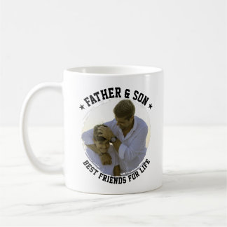 Mug Père & Fils Photo personnalisée Meilleur ami Fête 