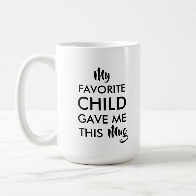 Mug Père, Maman Cadeaux Anniversaires Des Enfants (Gauche)