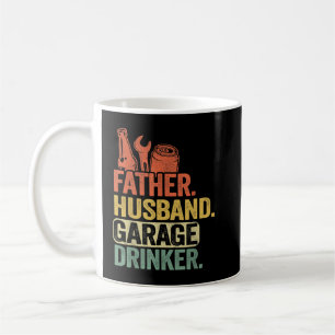 Mug Père Mari Garage Drinker Vintage Mécanicien Papa
