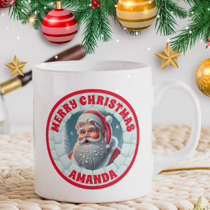 Mug père Noël 3D Noël Personnalisé Enfants Chocolat ch