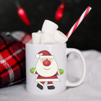 Mug Père Noël à noeud rouge