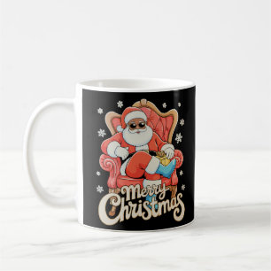Mug Père Noël afro-américain de Noël Xmas