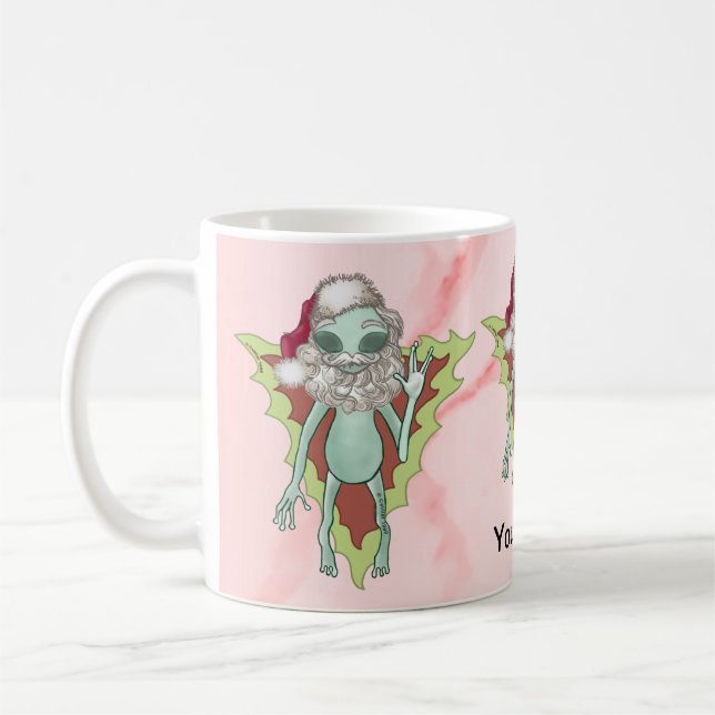 Mug Père Noël Alien Scifi (Gauche)