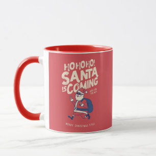 Mug Père Noël Amusante Vient Pour Le Noël Du Ho