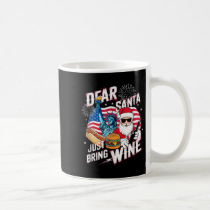Mug Père Noël, apporte juste du vin pour Noël