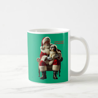 Mug Père Noël avec Chien Tzu Chien Chien Chien Chien C