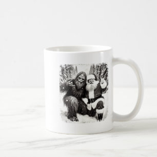 Mug Père Noël avec lumières de Noël Bigfoot drôle Sasq