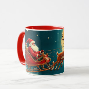 Mug Père Noël avec rennes