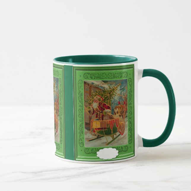 Mug Père Noël avec un traîneau (Droite)