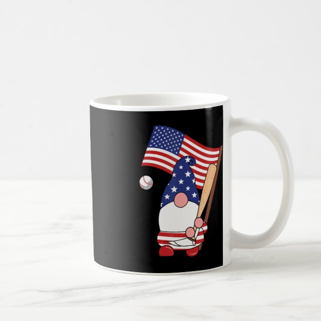 Mug Père Noël Baseball Gnome - 4 juillet (Droite)
