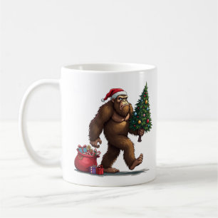 Mug Père Noël Bigfoot Noël Arbre Lumières