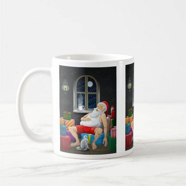 Mug Père Noël Café Time (Gauche)