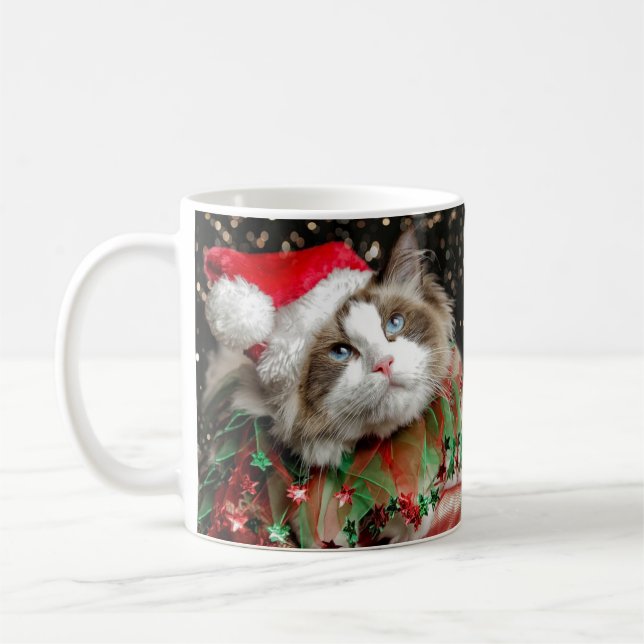 Mug Père Noël Cat (Gauche)