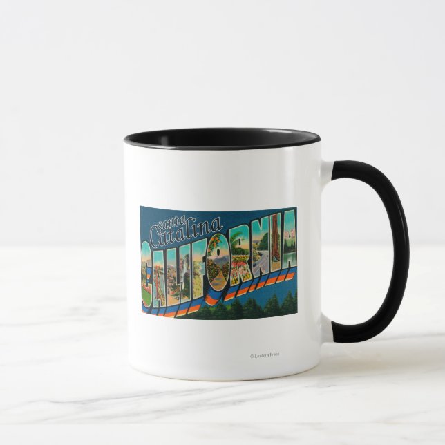 Mug Père Noël Catalina, Californie - Scènes de grandes (Droite)