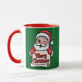 Mug Père Noël Clin d'Œil 🎅 "Merry Christmas"