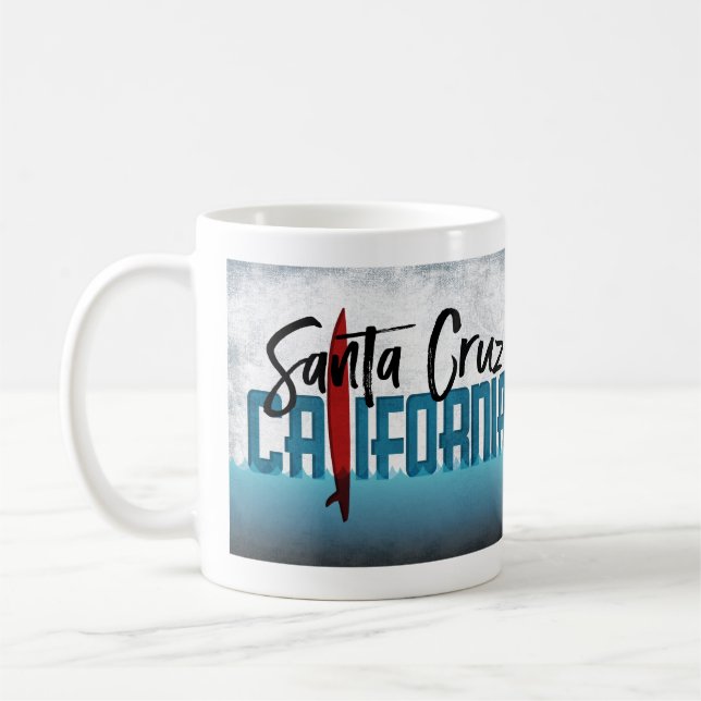 Mug Père Noël Cruz California Surfboard (Gauche)