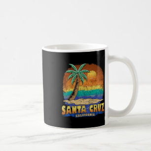Mug Père Noël Cruz Californie Souvenir Vintage en détr