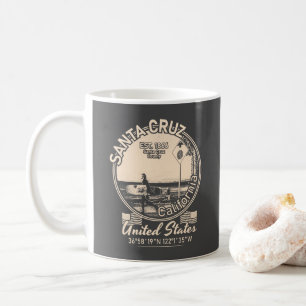 MUG PÈRE NOËL CRUZ - CALIFORNIE - SURF VINTAGE