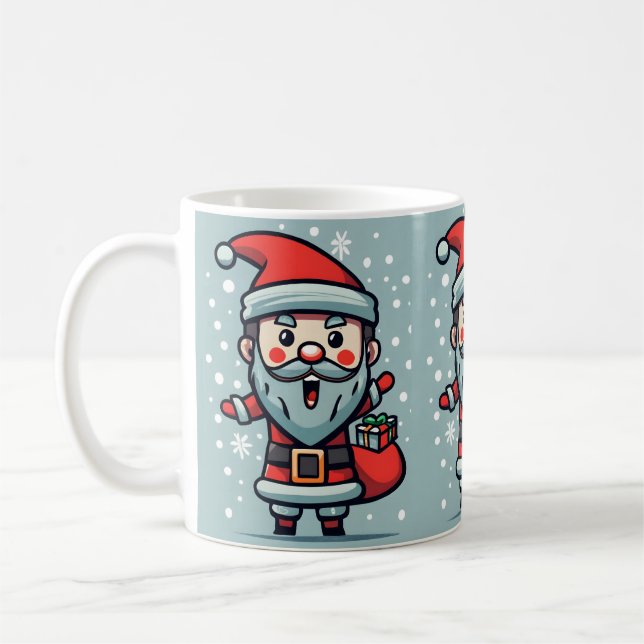 Mug père Noël cruz en colère (Gauche)