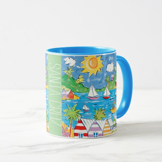Mug Père Noël Cruz Mug-Beach (Devant droit)