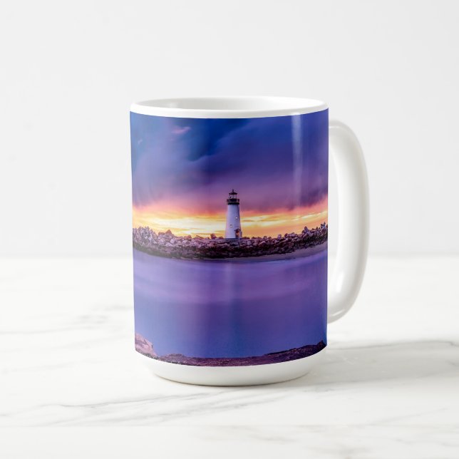 Mug Père Noël Cruz, Phare de Californie (Devant droit)
