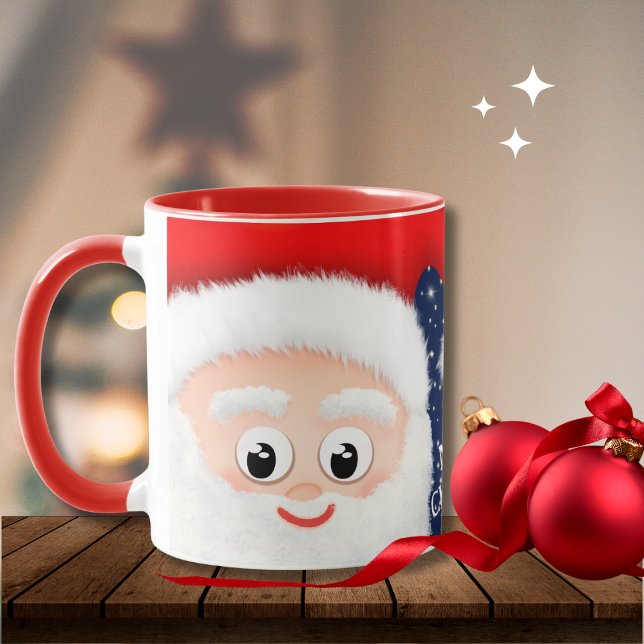 Mug Père Noël Custom Joyeux Noël (Créateur téléchargé)