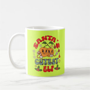 Mug Père Noël Cutest Elf Sublimation-80881