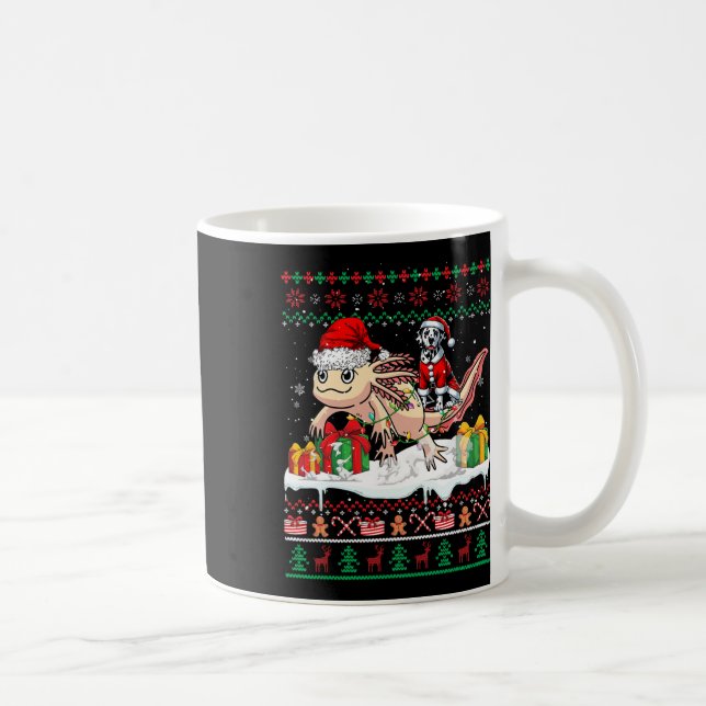 Mug Père Noël Dalmatie équitation Axolotl Sweater L (Droite)