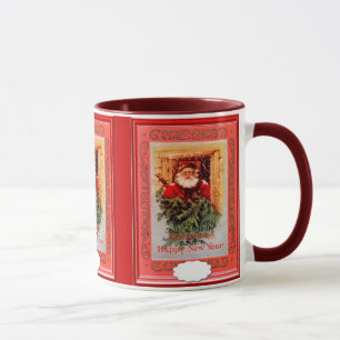 Mug Père Noël dans la fenêtre