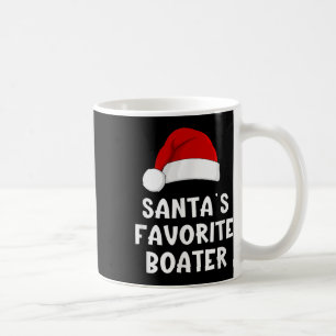 Mug Père Noël de Noël Pyjama Drôle de Bateau Bateau