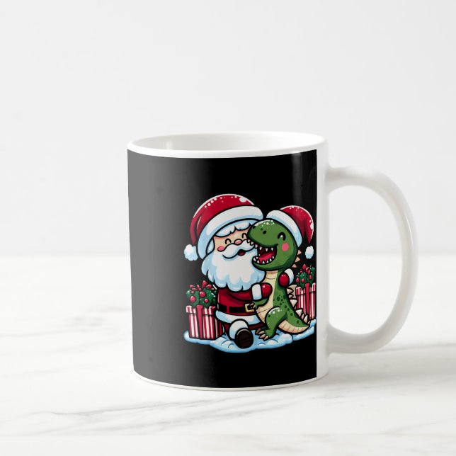 Mug Père Noël De Noël Tirant Un Coup D'Oeil Sur Rex Di (Droite)