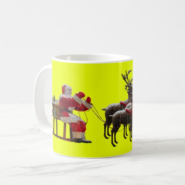 Mug Père Noël & Deers Coffee Mag (Devant gauche)