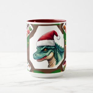 Mug Père Noël Dinosaur