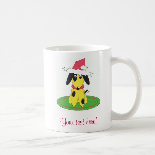 Mug père Noël doggy - personnalisation (Droite)