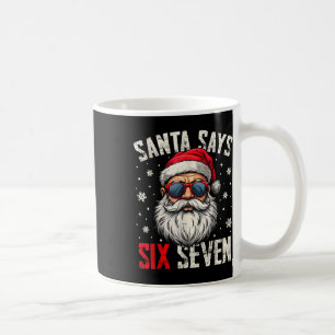 Mug Père Noël drôle dit six sept Noël 67 Meme Xmas 