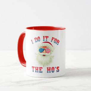 Mug Père Noël drôle - Je le fais pour les HO