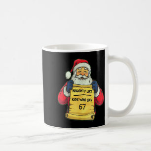 Mug Père Noël drôle Liste des enfants méchants qui dis