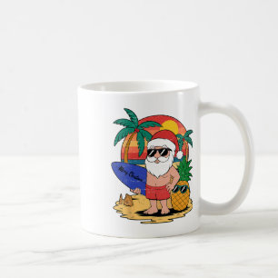 Mug Père Noël drôle Noël en juillet drôle été Xmas moi