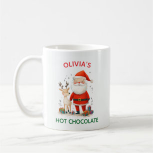 Mug Père Noël Enfants Enfants Noël Cute Reinder
