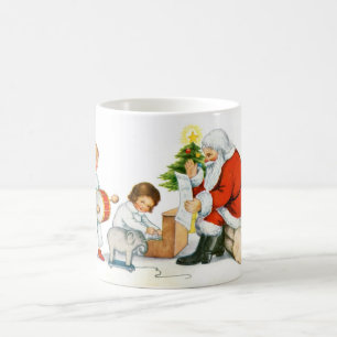 Mug Père Noël, enfants et jouets
