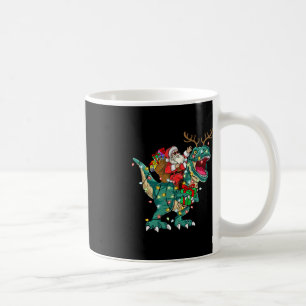Mug Père Noël équitation Dinosaur T rex Deer Kids Boys