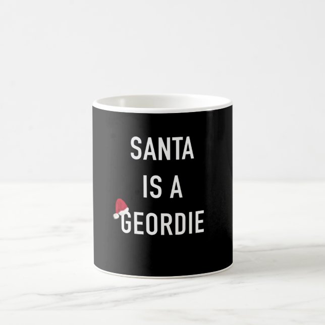 Mug Père Noël Est Geordie (Centre)