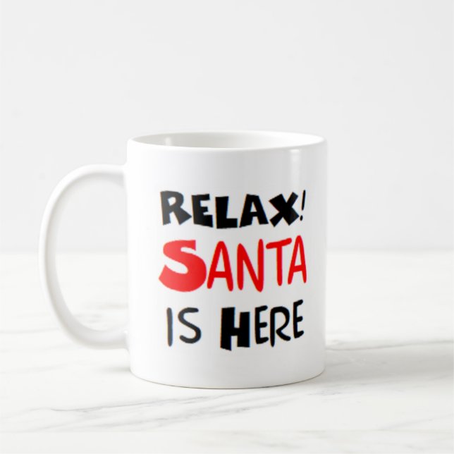 Mug père Noël est ici (Gauche)