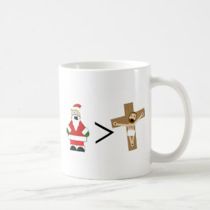 Mug Père Noël est plus grand que Jésus