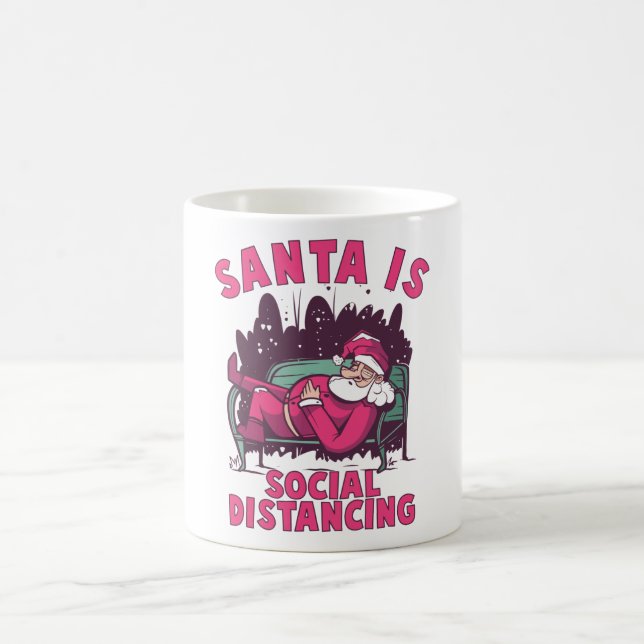 Mug Père Noël est une fracture sociale (Centre)