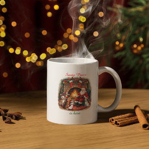 Mug Père Noël et animaux de compagnie personnalisées M