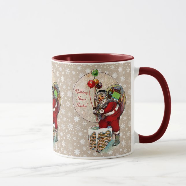 Mug Père Noël et la moisissure en céramique étroite de (Droite)
