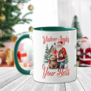 Mug Père Noël et Ours Jingle vos cloches Noël