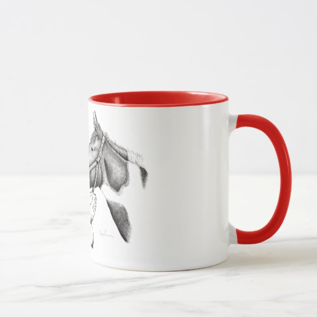 Mug Père Noël et Paint Horse pour Noël (Droite)