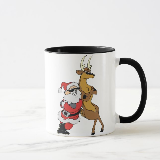 Mug père Noël et Raindeer (Droite)